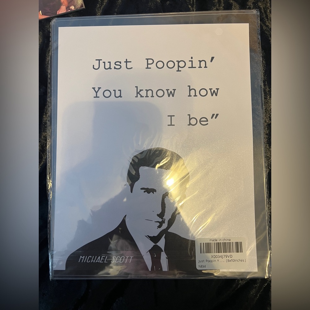 Humorous Michael Scott Quote Poster